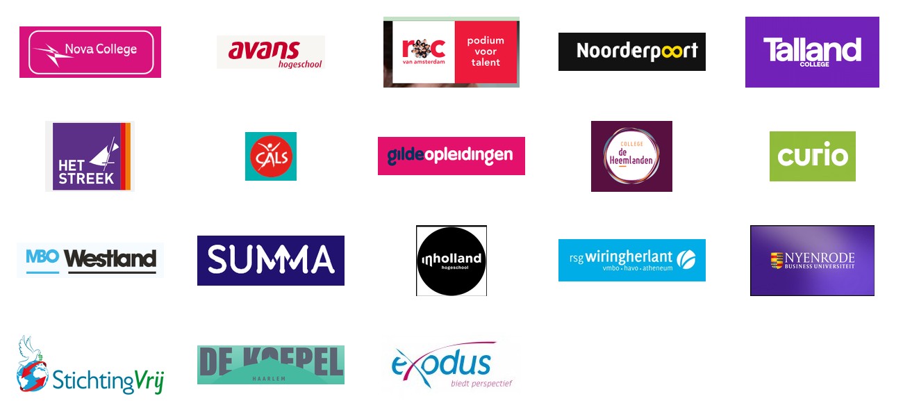 Scholen en organisaties waar Peter Gumbmann gastlessen heeft gegeven